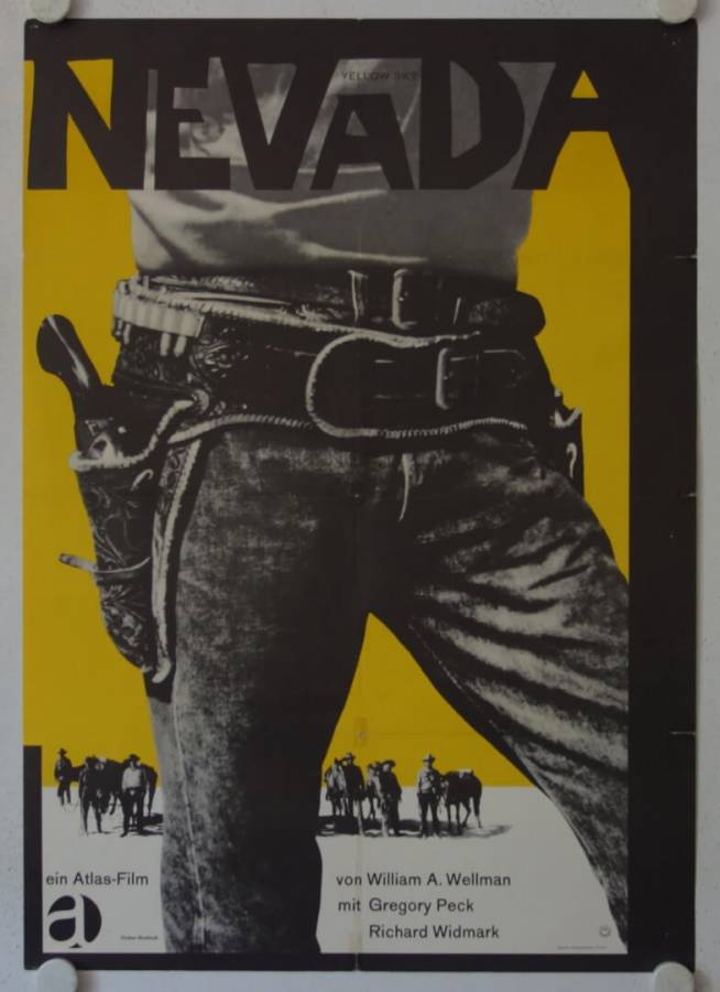Nevada originales deutsches Filmplakat (R60s)